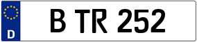 Truck License Plate